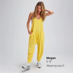 Hot Shot Onsie Free People Small Yellow